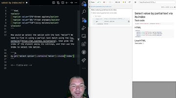 Select An Option By Partial Text Match