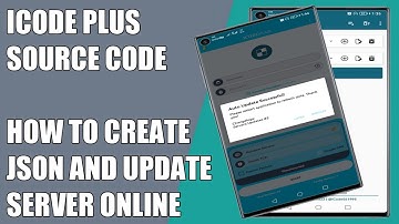 ICODE PLUS - Create Json And Update Servers Online #aideproject #createjson