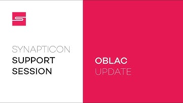 OBLAC UPDATE - Synapticon Support Session EP 2