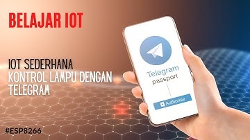 DIY Project IoT Sederhana | Kendalikan lampu via telegram