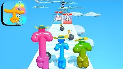 Satisfying Mobile Games Tall Man Run - All Levels Gameplay Android,ios (Levels 4-6)