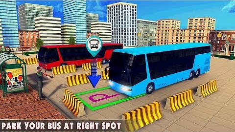 Modern Bus Drive 3D Parking new Games - FFG Bus Game - Android Gameplay