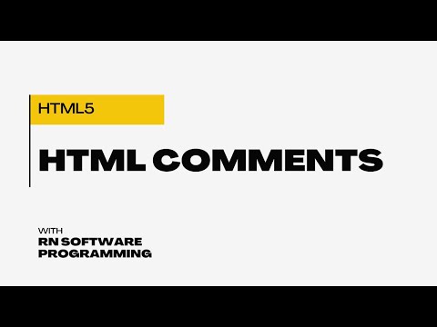 How do you comment in HTML?What is the comment key for HTML?हम HTML में ...