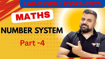 LAHDSSRB/KSSRB/SSC-Quantitative Aptitude (MATHS) Number System Part -4 PYQ  by NIKHIL SIR