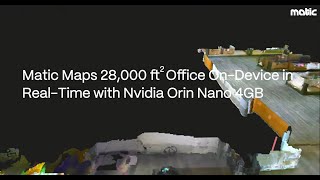 Real-Time Mapping of 28,000 Sq Ft with On-Device AI | Matic Robots