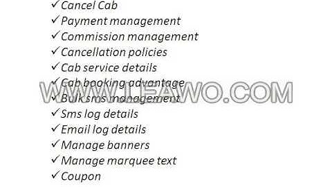 proposal for cab booking script ppt