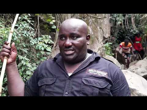 Residents of kasese climbed misalala water fall