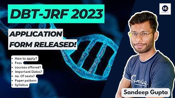 DBT-BET and GAT-B Application forms released!🔥😱 | DBT-JRF 2023 Registration starts| #MisterBiologist