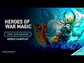 Heroes of War Magic (TBS RPG) - First Few Minutes of Mobile Gameplay
