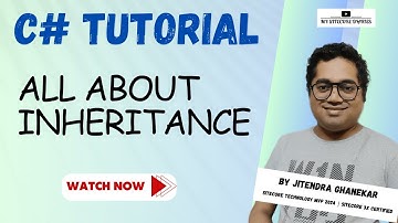 13: C# Tutorial | Inheritance | Simple, Multilevel, Multiple and Hierarchical Inheritance #csharp
