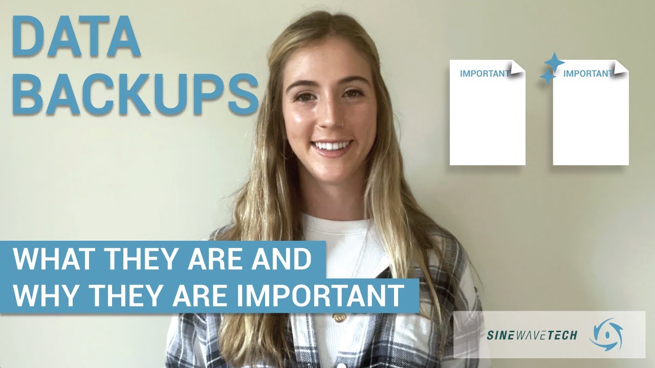 Let's Talk Data Backups - YouTube