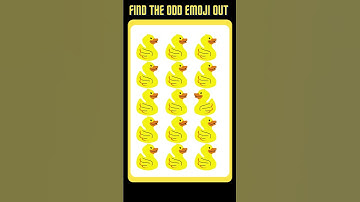 Find the Odd emoji out||Memory test||ODD ONE OUT #viral