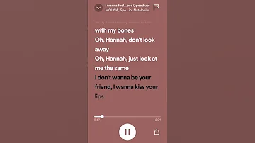 I Wanna Feel You Close The Best Part Music Spotify Lyric 