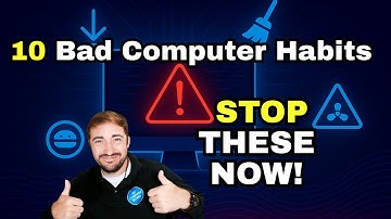 10 Bad Computer Habits RUINING Your PC (Stop Doing These!)