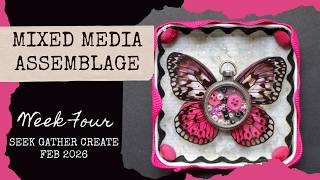 Mixed Media Assemblage | Week 4 of #SeekGatherCreateFeb2026
This is my contribution to the fourth week of the Seek Gather Create Mixed Media Scavenger Hunt Challenge for February 2026. The prompts this week are a Zig Zag, A Pocket, Something that Flies, and Something Pink. This challenge comes from hostesses:
Lisa: https://www.instagram.com/lisagoddardart/
Tina: https://www.instagram.com/tinahoisart/
Laura: https://www.instagram.com/lauraddenison/
Find the SeekGatherCreate account here: https://www.instagram.com/seekgathercreate/
I mentioned seeing Tiffany Solorio work with the Foundry Waxes. You can see more from her here:https://www.youtube.com/@Tiffany.Solorio
Other Videos mentioned:
Week 1 video: https://youtu.be/ZKKYibqbyKA
Week 2 video: https://youtu.be/cqsndLwoMo4
Week 3 video: https://youtu.be/bUusxYb_2t8
Handmade earring cards (backers): https://youtu.be/e1A8zpb48qc
Seek Gather Create playlist (of my creations): https://www.youtube.com/playlist?list=PLqeJA0eXm_OmFg8radu16VCeP0flLvdhU
~~~~~~~~~~~~~~~~~~~~~~~~~~~~~~~~~~~~~~~~~~~~~~~
Materials Used/Mentioned:*
Tim Holtz mini pocket watch: https://amzn.to/40tUzxX
Transparent Wings: https://amzn.to/4kWt7T4
Rustoleum spray paint in Flat White: https://amzn.to/4s298o4
Liquitex Professional White Gesso: https://amzn.to/444fWpu
Tim Holtz Distress Sprayer: https://amzn.to/2ZPAnsb
Heat It Craft Tool: https://amzn.to/40GWnUQ
PaperArtsy Infusions in IN The Navy (from Joggles.com)
Distress Oxide Spray in Antique Linen: https://amzn.to/4tTNDaZ
Distress Ink in Walnut Stain: https://amzn.to/3KsqGHC
Ink Blender: https://amzn.to/3p6GYgW
Liquitex Fluid Matte Medium: https://amzn.to/4gXiNXu
Foundry Wax: https://amzn.to/4qKqTr6
E6000 Mini: https://amzn.to/3rQRvKA
Fray Check: https://amzn.to/3OyedpY
Beacon 3-in-1 glue: https://amzn.to/40rEIRQ
*As an Amazon Associate, I earn from qualifying purchases.
#seekgathercreatefeb2026 #mixedmedia #assemblage Mixed Media Assemblage | Week 4 of #SeekGatherCreateFeb2026