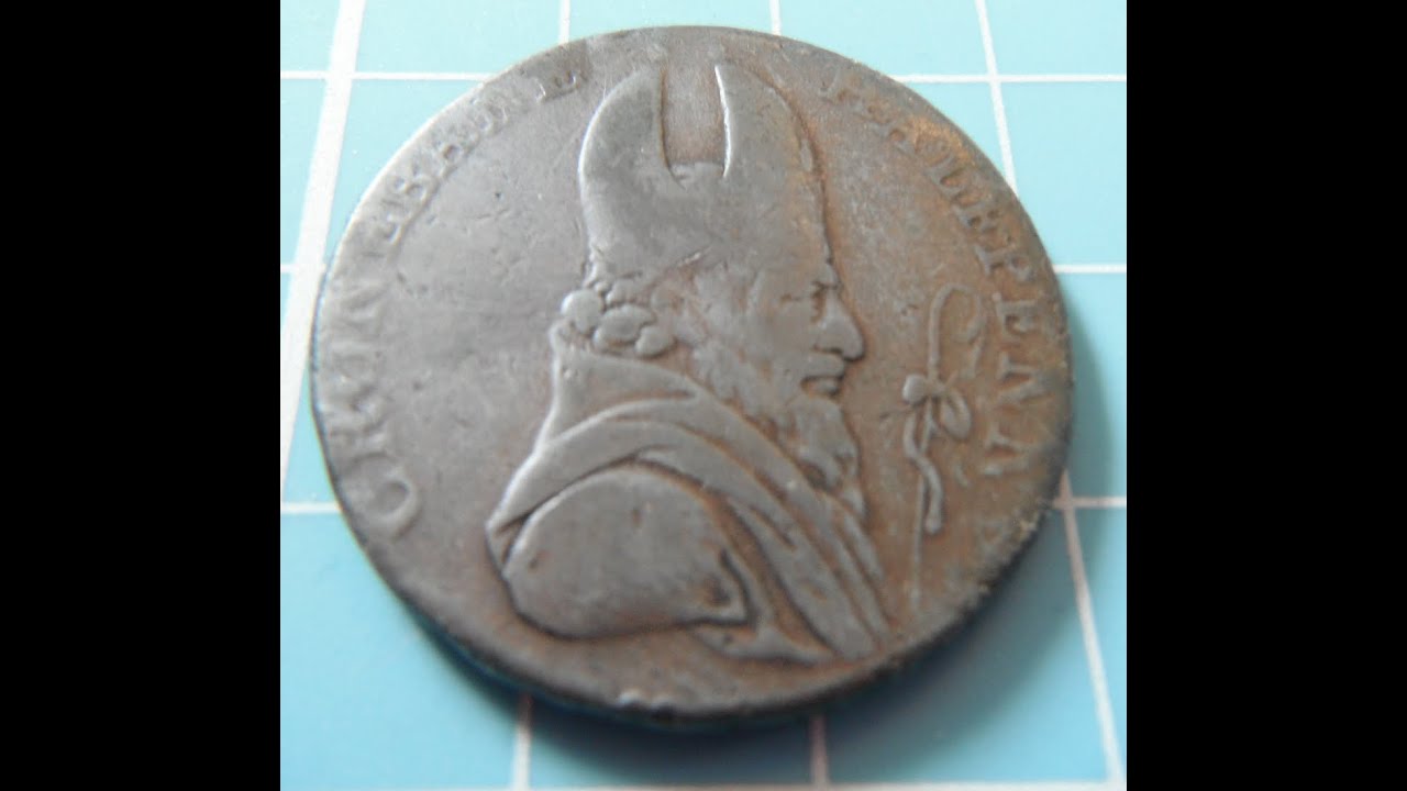Jeton Britannique 1789 Irlande Cronebane - Mine De Cuivre, Demi-penny, Circulé