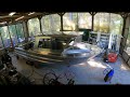 Winter Harbour 23 welded aluminum boat build time lapse