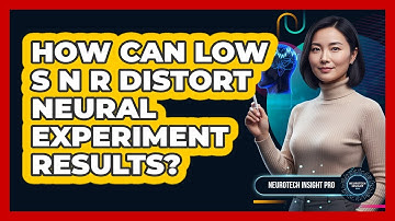 How Can Low SNR Distort Neural Experiment Results?