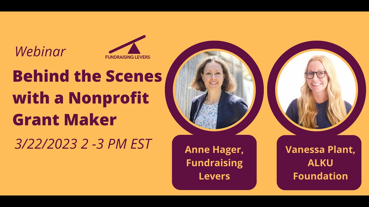Behind the Scenes with a Nonprofit Grant Maker