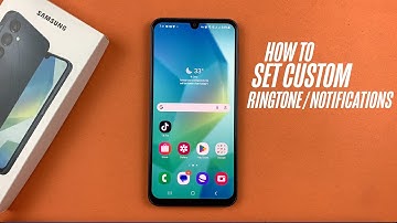 Samsung Galaxy A16 5G -How to set custom ringtone and notification sound