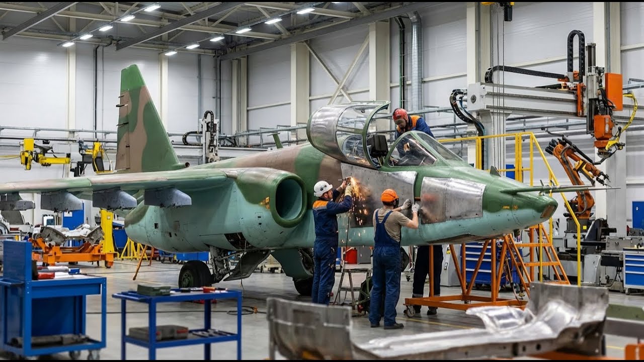 Frogfoot Installation Su-25 Frogfoot Factory: Fabricating the Titanium Bathtub & Ballistic ...