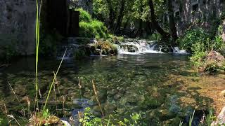2 Hours Relax 4k · Watermill On The River | White Noise for Sleep, Meditation.