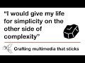 How to find simplicity on the other side of complexity the cognitive theory of multimedia learning