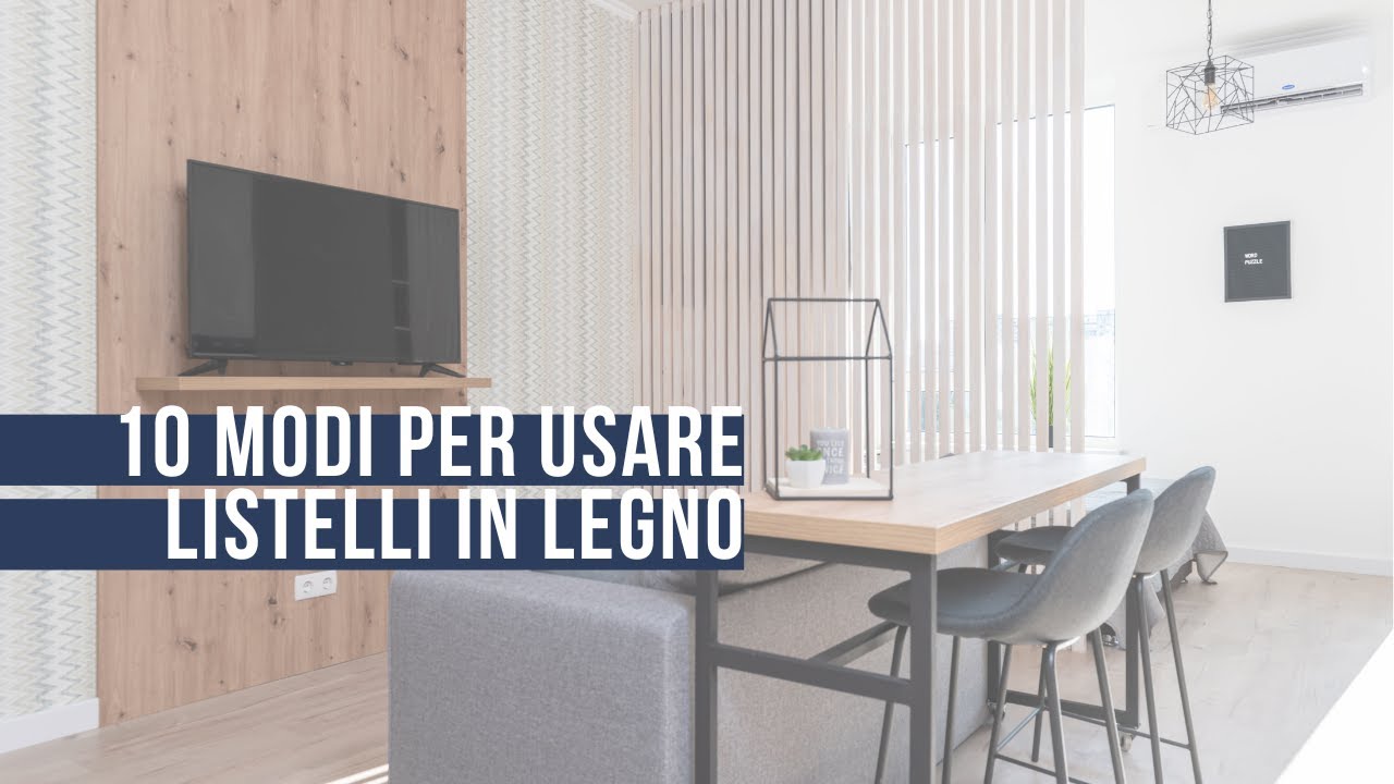 Rivestimento decorativo da parete in listelli di legno - XLAB Design