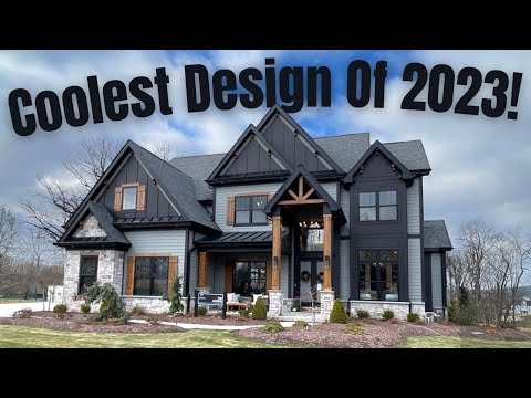 Video: Moderne Tre Niveau Home Showcasing Creative Design Funktioner i Denver