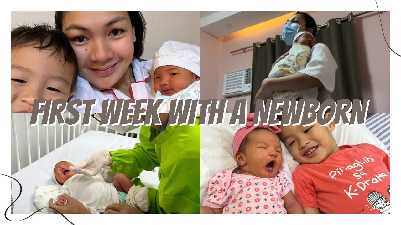 first-week-with-a-newborn-baby-and-a-toddler-youtube