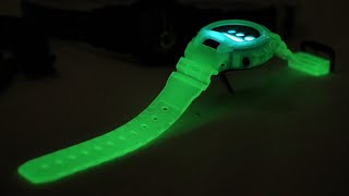 Simple Mod for DW-002 G-Shock watch - plus Glow Band & Bezel