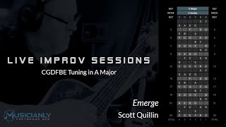 LIVE IMPROV SESSIONS "Emerge" CGDFBE Tuning in C Major (Scott Quillin)