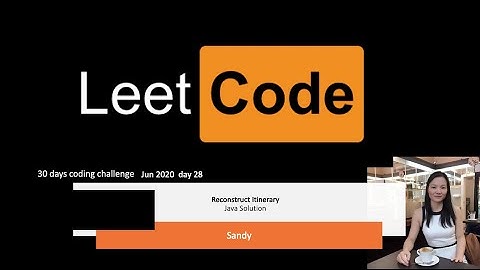Reconstruct Itinerary leetcode java solution
