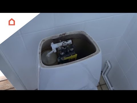 Video: Hvordan reparerer du gulvflangen på et toilet?