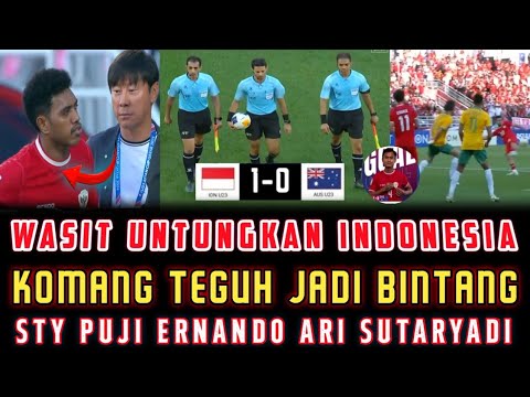 🔴 KOMANG TEGUH JADI SOROTAN DUNIA❗️HASIL PERTANDINGAN INDONESIA U-23 VS AUSTRALIA U-23