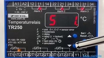 ZIEHL TR250 - Simulationsfunktion