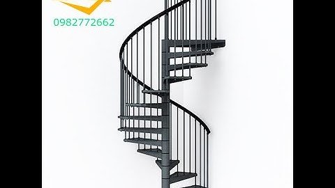 👉Dựng Cầu Thang Xoắn  _ Sketchup (Cho người mới sử dụng phần mềm)