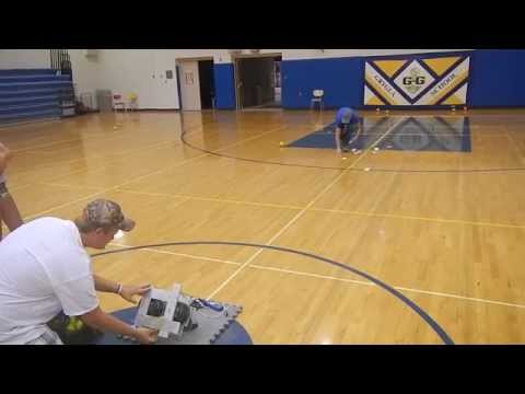 VEX - 4149 Trajectory Scatter-plot - Nothing But Net