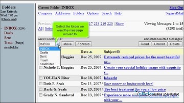 How to create folders in SquirrelMail