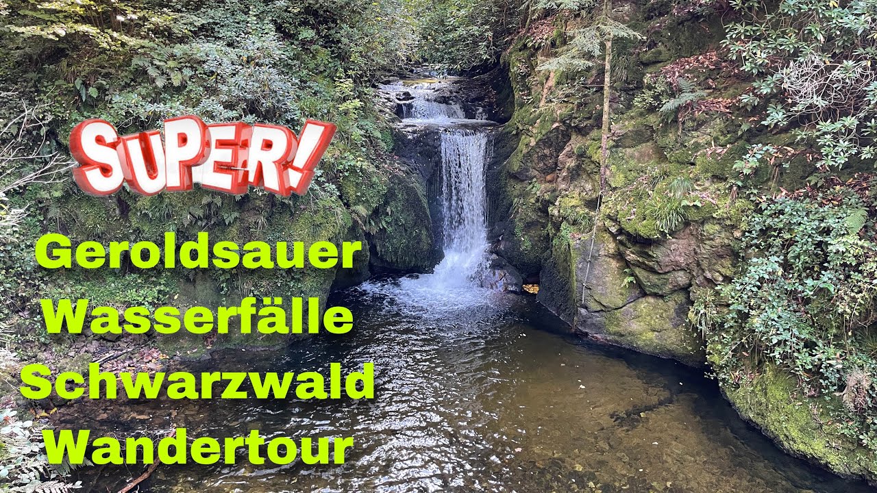 Geroldsauer Wasserfälle im Schwarzwald bei Baden Baden