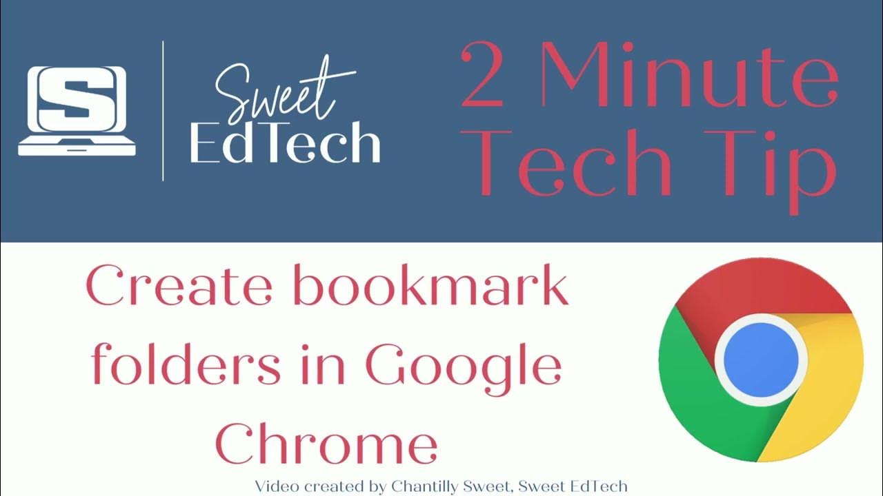 2 Minute Tech Tip Create bookmark folders in Google Chrome YouTube
