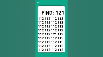 optical illusion test for the genius find the hidden number in the puzzle #shortsfeed #shorts