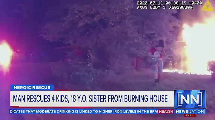Man rescues children from burning home | NewsNatio...