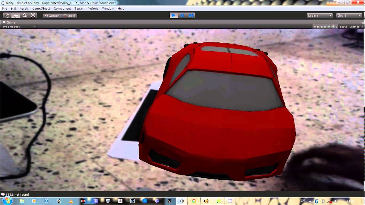 Augmented Reality Test in Unity3D - YouTube