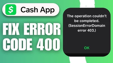 How To Fix Cash App Error Code 400 | EASY FIX