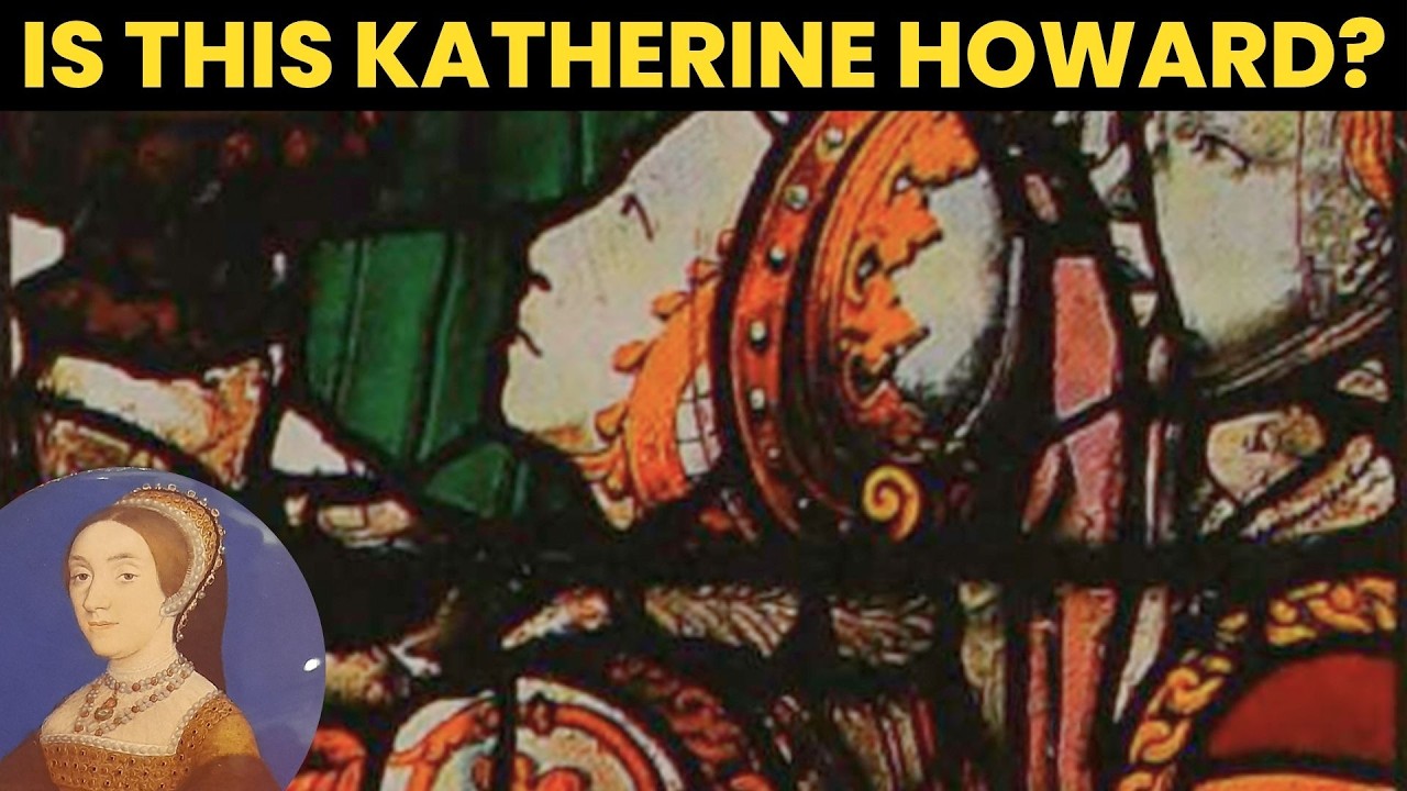 Is this the real face of Katherine Howard in a window in King’s College Cambridge? @HistoryCalling