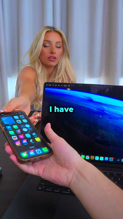 Connecting My Sister's Phone to My Laptop😂
