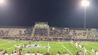 Evan with Touchback vs St Patrick’s