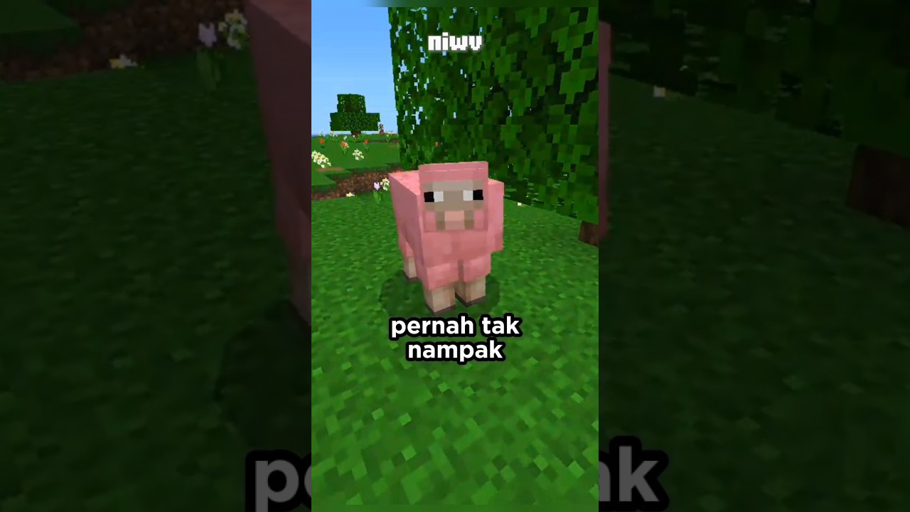 Pink Sheep Dalam Minecraft