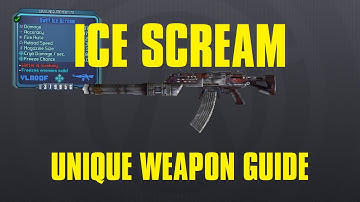 Ice Scream Borderlands Pre Sequel | Unique Vladof Assault Rifle